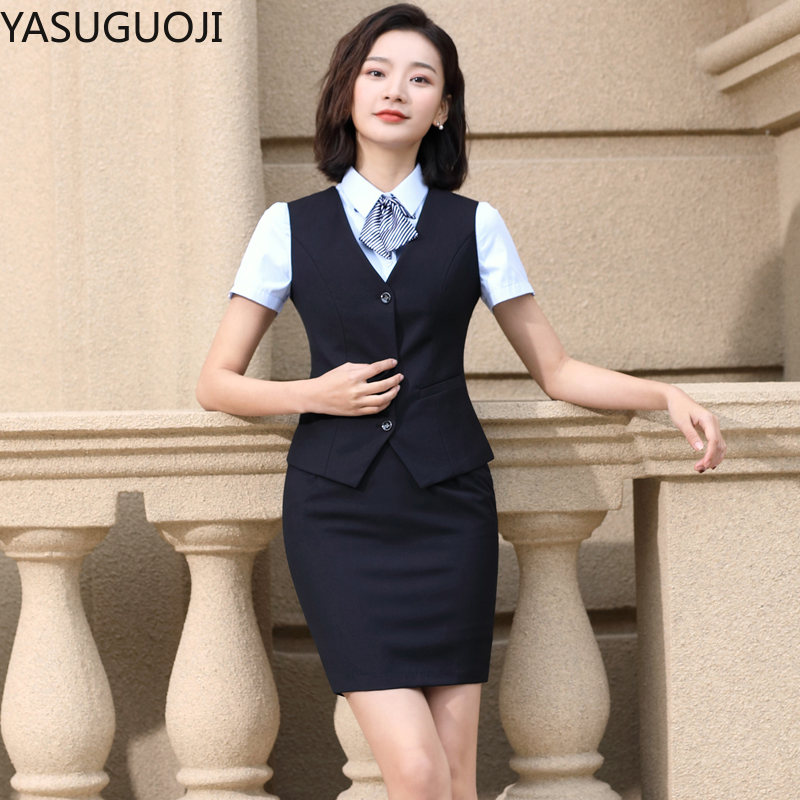 Women'S Formal Wear Plus Size - YASUGUOJI Elegant Fashion Women Vest Work