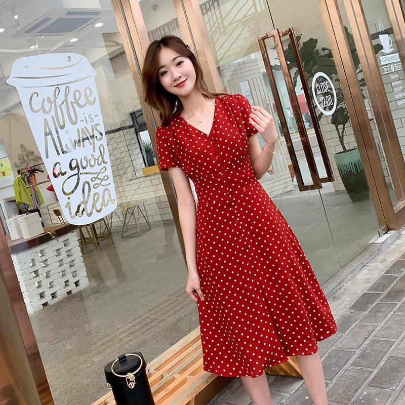 Wrap Dress Work - Chiffon Wrap Women Dresses Midi Loose