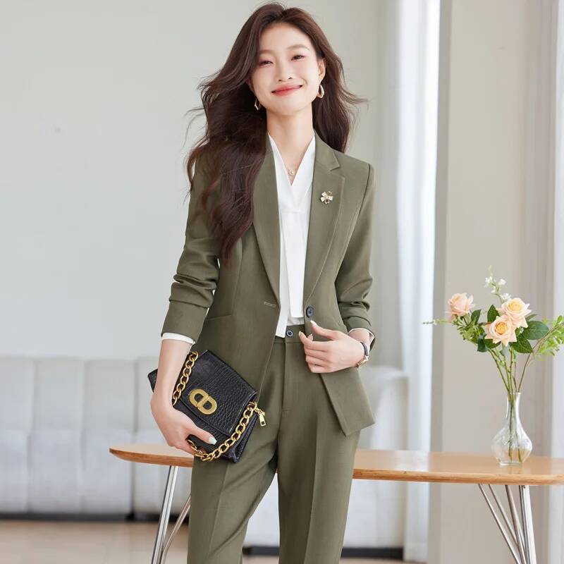 Autumn Winter Formal Uniform S - огляд і ціна Women'S Formal Wear Pantsuits
