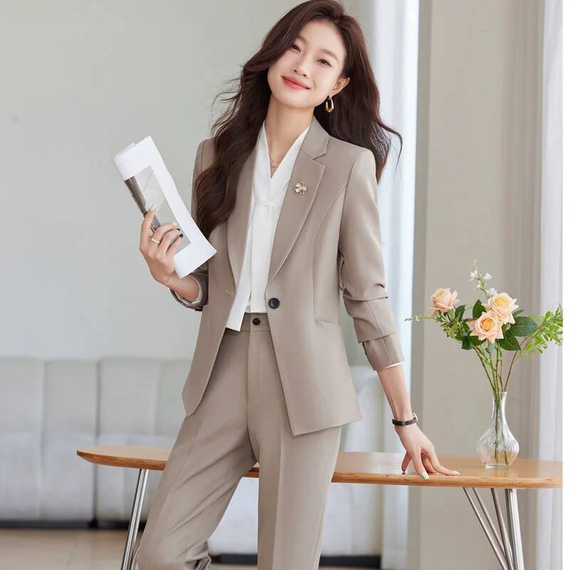 Autumn Winter Formal Uniform S - огляд і ціна Women'S Formal Wear Pantsuits