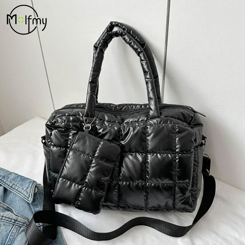 2pcs Luxury Space Bag Padded C - огляд і ціна Shoulder Bag Structured