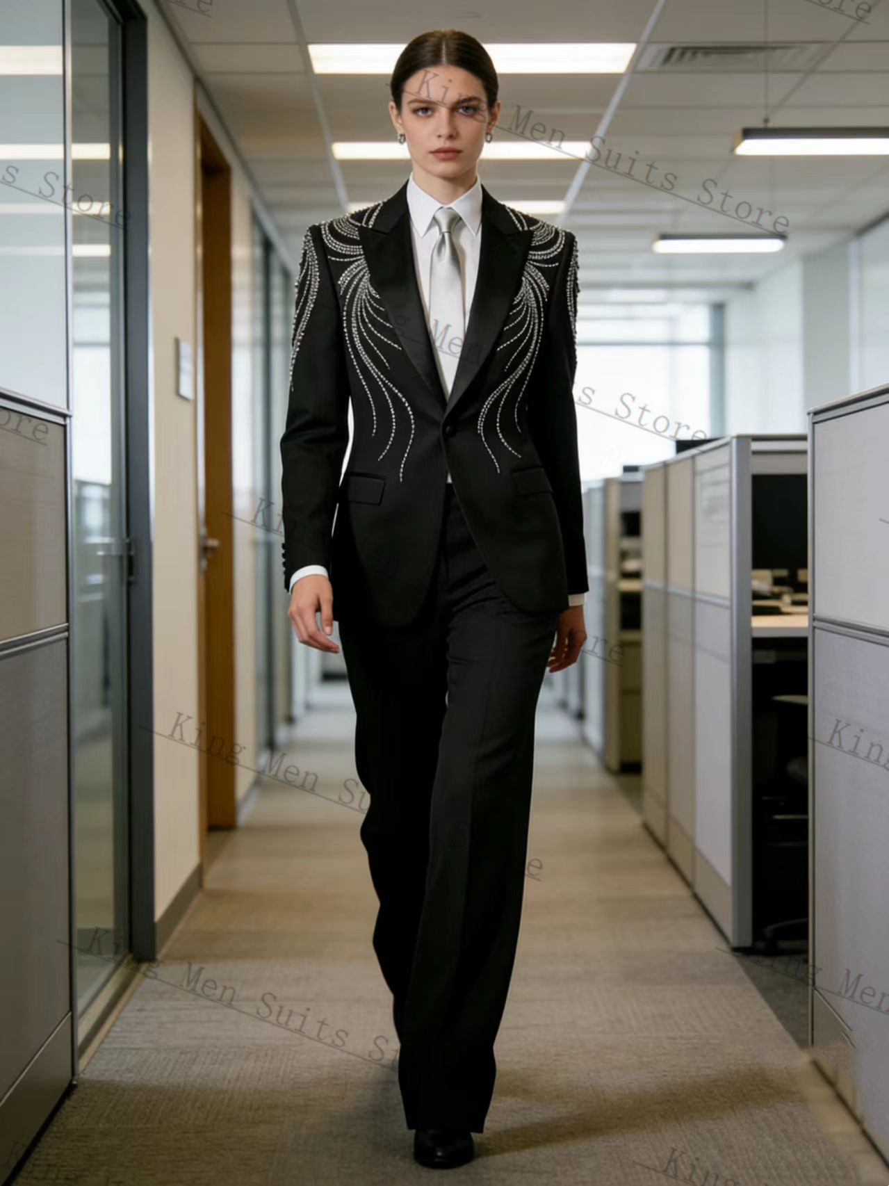 Black Women Suit Set 2 Pcs Bla - огляд і ціна Women'S Formal Wear Tuxedo