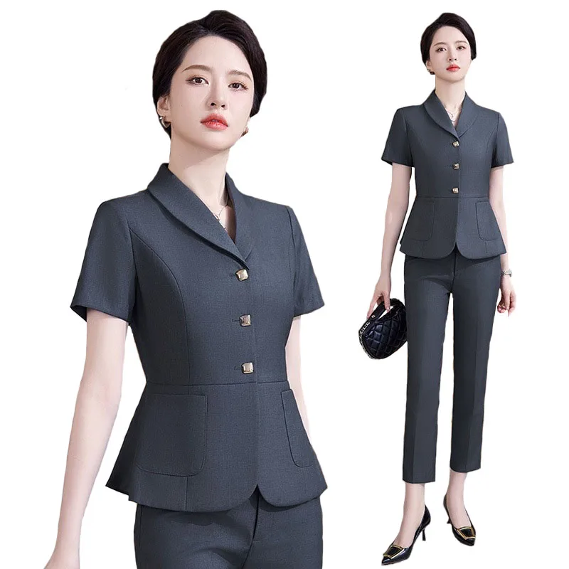 Pop 2024 Summer Formal OL Styl - огляд і ціна Women'S Formal Wear Pantsuits