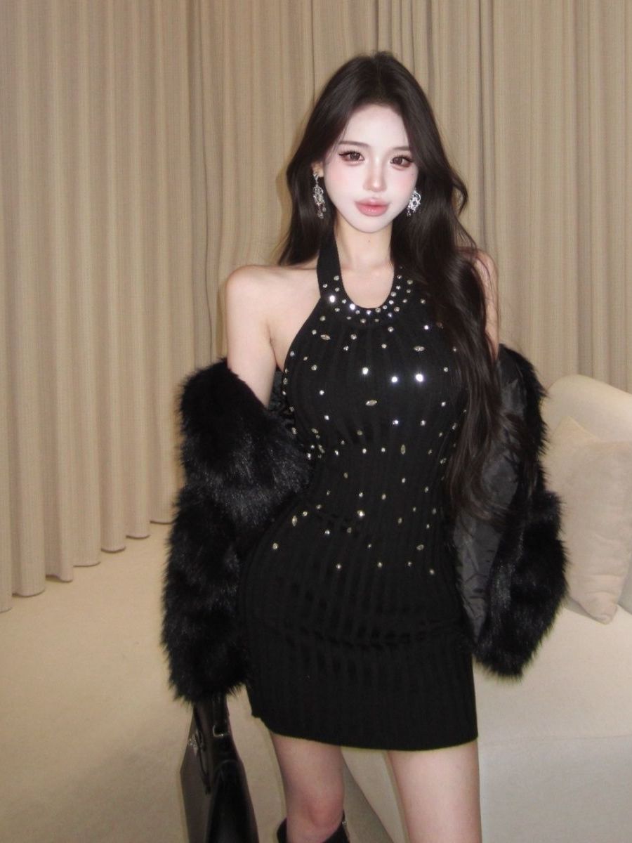 Fashionable Diamond Embedded B - огляд і ціна Wrap Dress Work