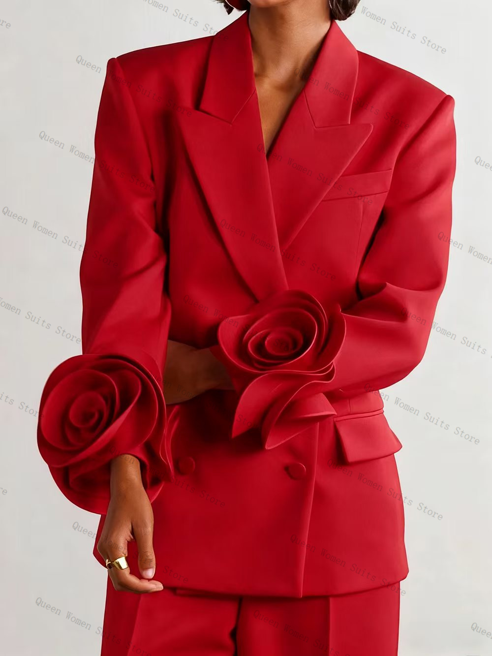 Luxury Red Women Suit Set 2 Pc - огляд і ціна Women'S Formal Wear Tuxedo