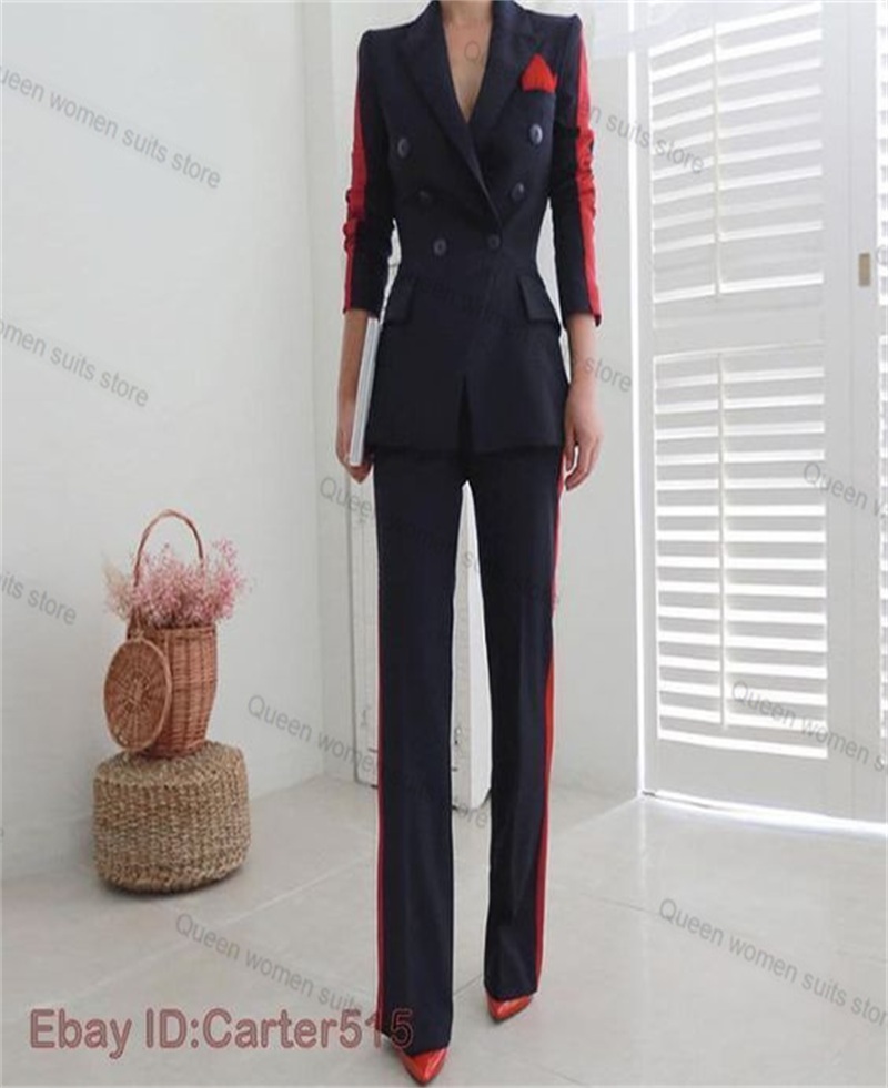 Red Black Autumn Women Suit Se - огляд і ціна Women'S Formal Wear Tuxedo