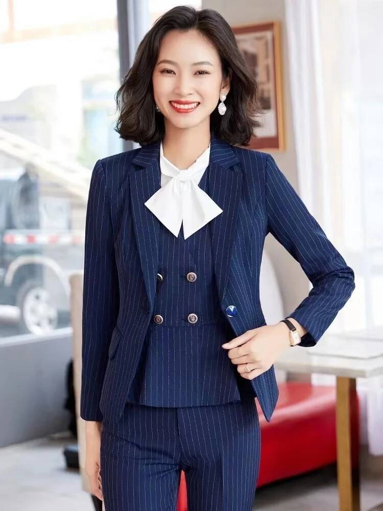 Fashion Striped Formal Busines - огляд і ціна Women'S Formal Wear Pantsuits