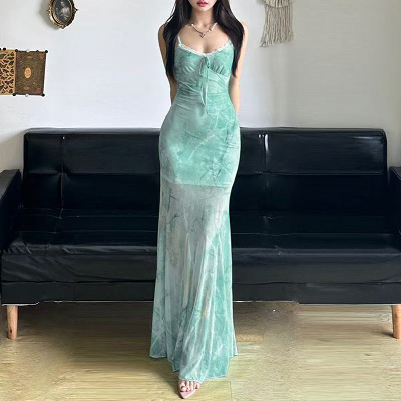 Summer Beach Long Dress Women  - огляд і ціна Women'S Green Formal Wear